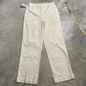 Wilfred Free Pants Womens 10 High Waist Ascendant‎ Utility Beige Cotton Sequoia